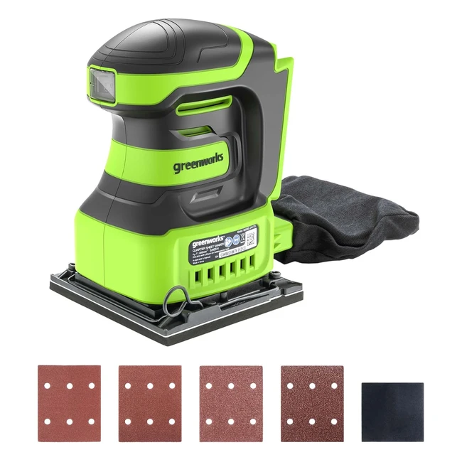 Greenworks G24SS14 Akku-Schleifer 11000 Umin ohne 24 V Akku und Ladegert 3 Ja