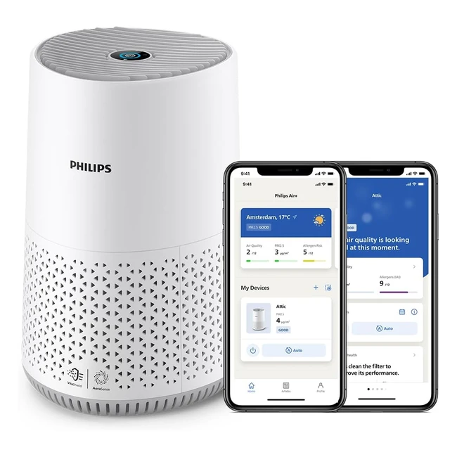 Philips Air Purifier 600 Series HEPA Filter Smart Sensor Energy Efficient White AC065110