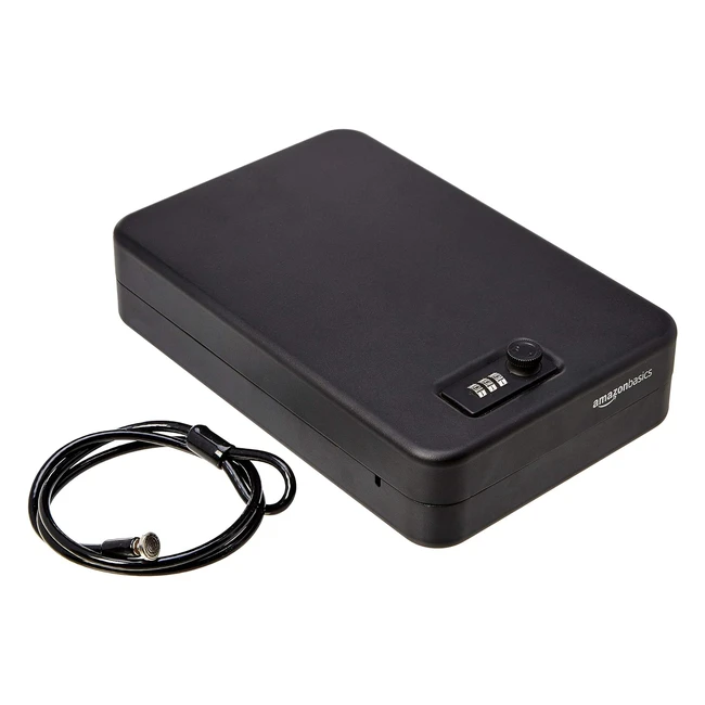 Amazon Basics Portable Security Case XXL - Premium AntiPry Steel - TSA Approved