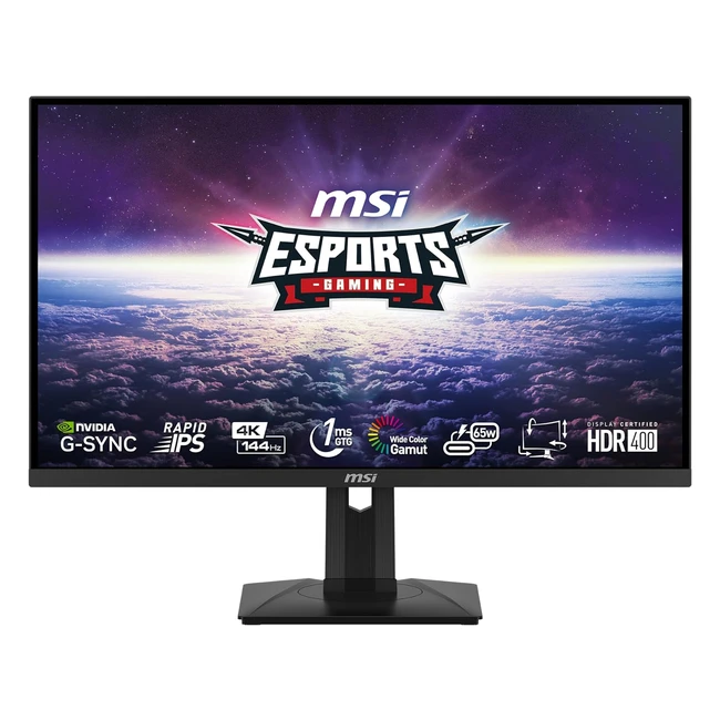 Ecran Gaming MSI MAG 274UPF 27 UHD 4K 144Hz 1ms GTG 150% sRGB DisplayHDR 400