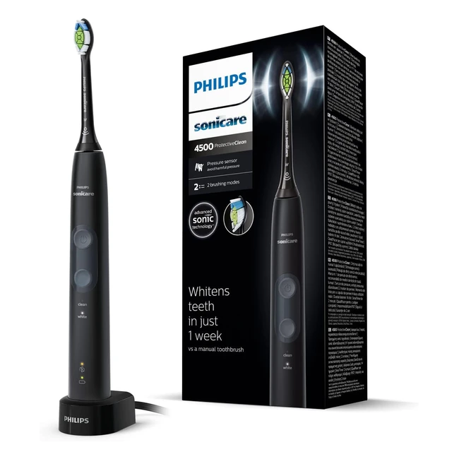 Philips Sonicare ProtectiveClean 4500 HX683044 - Spazzolino Elettrico Sonico - Tecnologia Sonicare