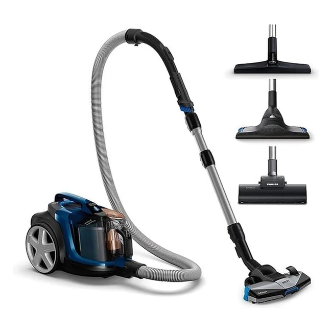 Philips Aspirapolvere Senza Sacco Blu 2L - Prestazioni A+
