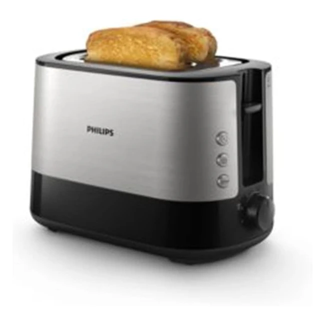 Philips Viva Collection Tostapane 2 fette 7 impostazioni - Nero HD263790