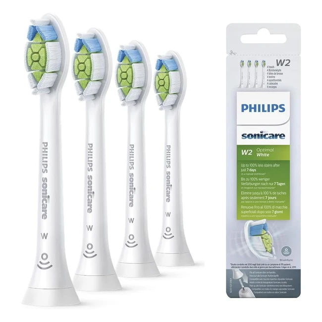 Philips Sonicare Original HX606410 Ersatzbrstenkpfe 2x weniger Verfrbungen
