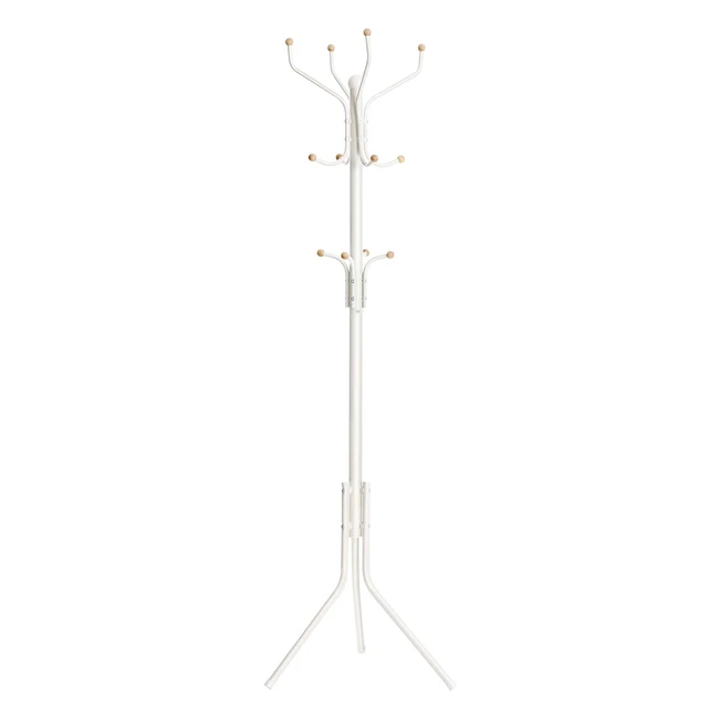 Songmics Kleiderständer Höhe 182 cm stabil Metall Schwarzweiß