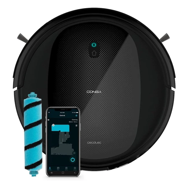 Robot Aspirador Conga PerfectClean Connected Titanium Gyro 2100 Pa Autnoma 160