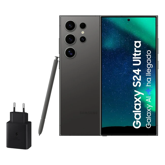 Samsung Galaxy S24 Ultra 12GB RAM 512GB Almacenamiento 200MP Cmara Negro Titan