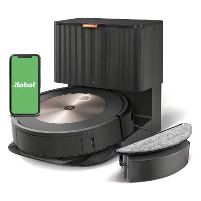 Robot Aspirateur Laveur iRobot Roomba Combo J5 J5576 2en1 Connect Autovidage