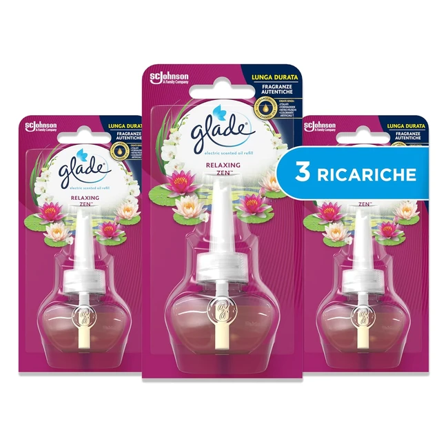 Glade Diffusore Oli Essenziali Elettrico Ricarica Fragranza Relaxing Zen 20ml