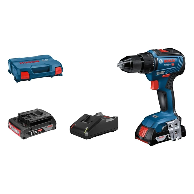 Avvitatore a Batteria Bosch GSR 18V55 - 2 Batterie 20Ah - 55Nm - Sistema 18V