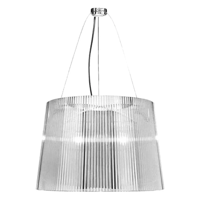 Lampada a Sospensione Kartell G E27 Trasparente 37cm Design Ferruccio Laviani