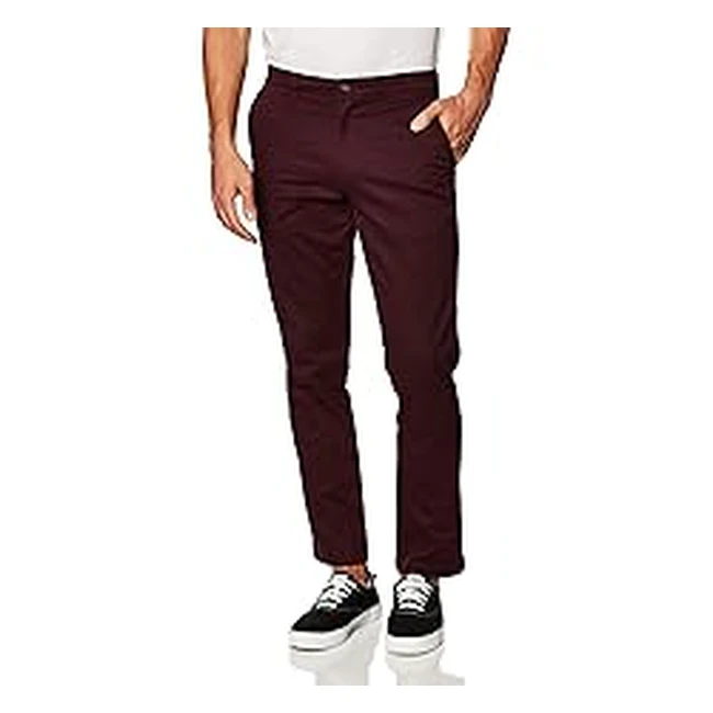 Amazon Essentials Herren Stretch-Chinohose  Sportliche Passform  Marineblau  