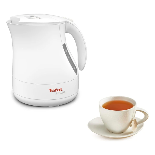 Tefal BF512011 Wasserkocher Justine 12 L Wei Shiny - Antikalkfilter  Manuell