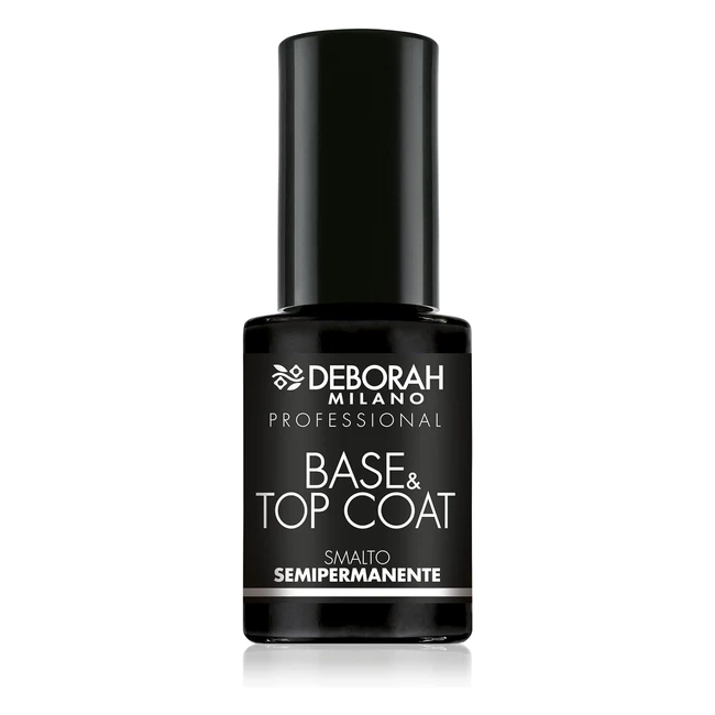 Deborah Milano Professional Smalto Gel Semipermanente Base Top Coat Trasparente 