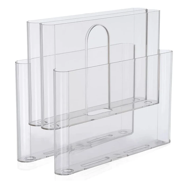 Portariviste Kartell Crystal 185x345x40 cm - Design Giotto Stoppino 1972