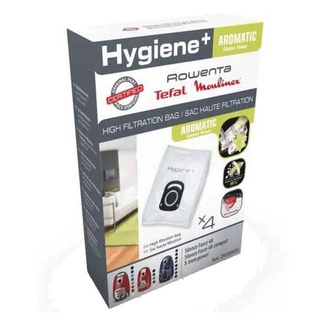 Rowenta ZR200920 Staubsaugerbeutel & Zubehör - Weißer Baumwollstaubsaugerbeutel