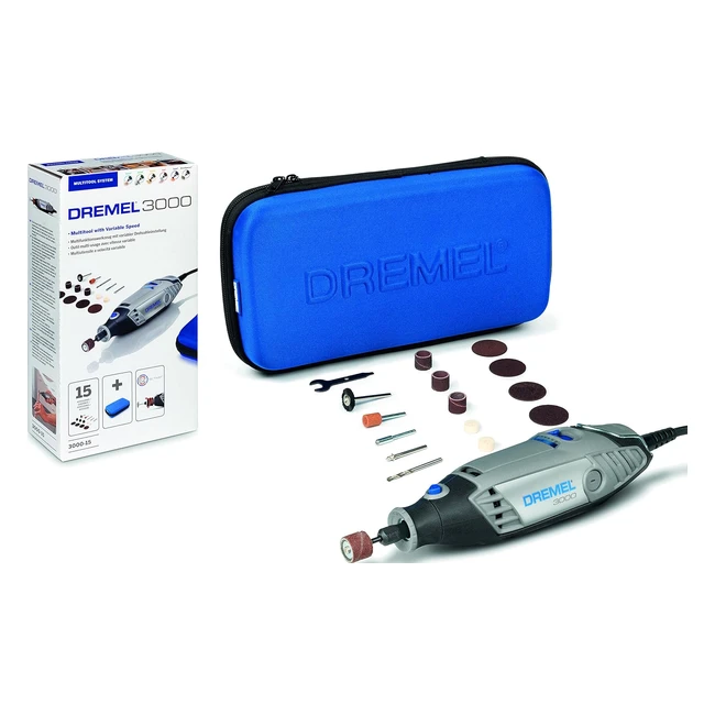 Dremel 3000JC Multiutensile 15 Accessori 130W 230V Grigio - Velocit Variabile