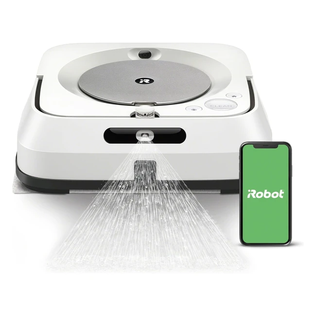 Robot Friegasuelos iRobot Braava Jet M6 - Limpieza Profunda con Pulverizador de 