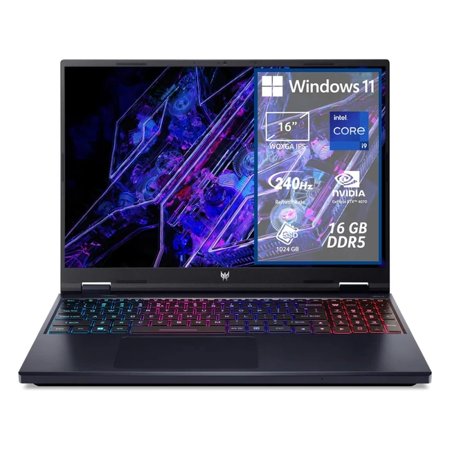 Acer Predator Helios Neo 16 PHN167299FK Notebook Gaming Intel Core i914900HX 16G
