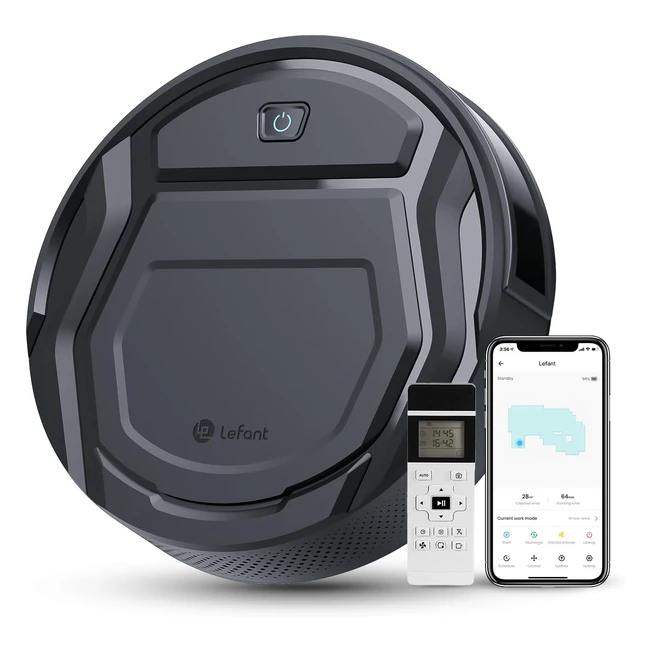 Robot Aspirapolvere Lefant M210P 2200Pa WiFi App Telecomando Grigio