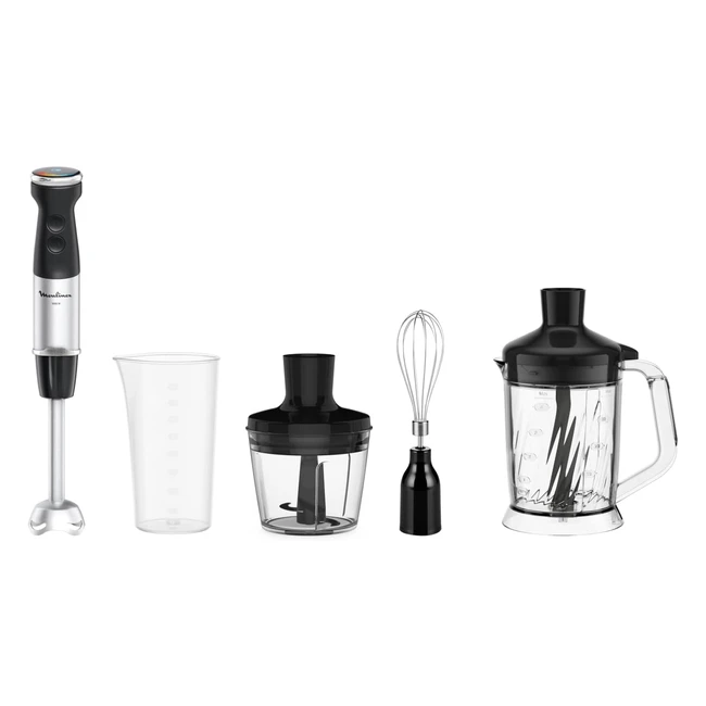 Frullatore a Immersione Moulinex Quickchef 1000W Powelix - Miscelazione Rapida e