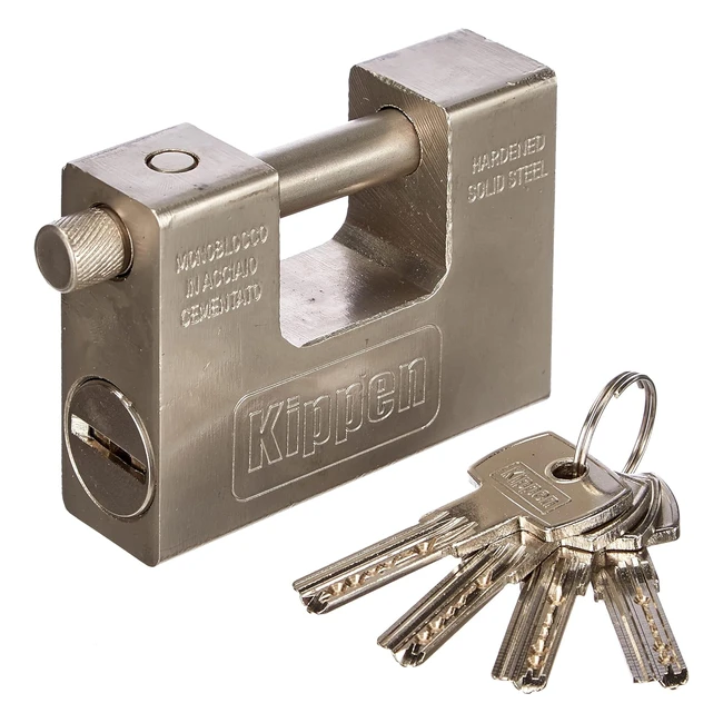 Lucchetto cementato Kippen 2010E 90mm con chiave - Sicurezza garantita