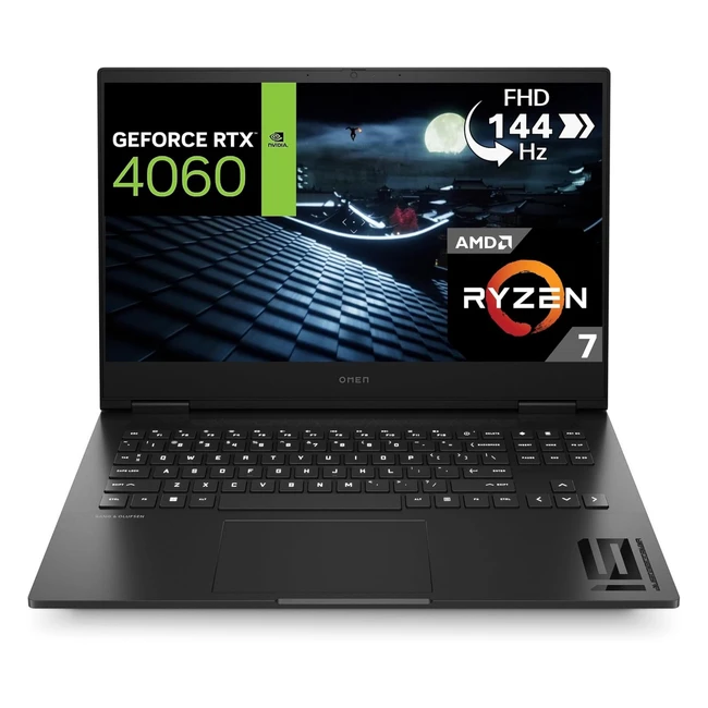 PC Portable Gaming HP Omen 16xd0000sf Ryzen 77840HS RAM 16 Go SSD 512 Go RTX 406