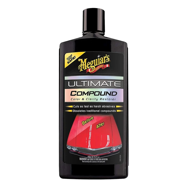 Meguiars Me G17216 Ultimate Compound 450ml - Restaure peinture abme rapideme