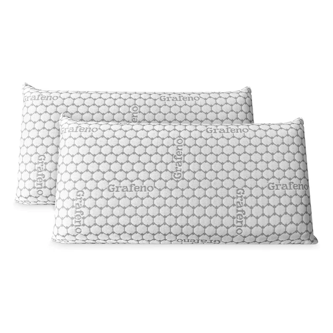 Almohada Viscoelstica Carbono - Mximo Confort y Adaptabilidad - 2 Unidades 9