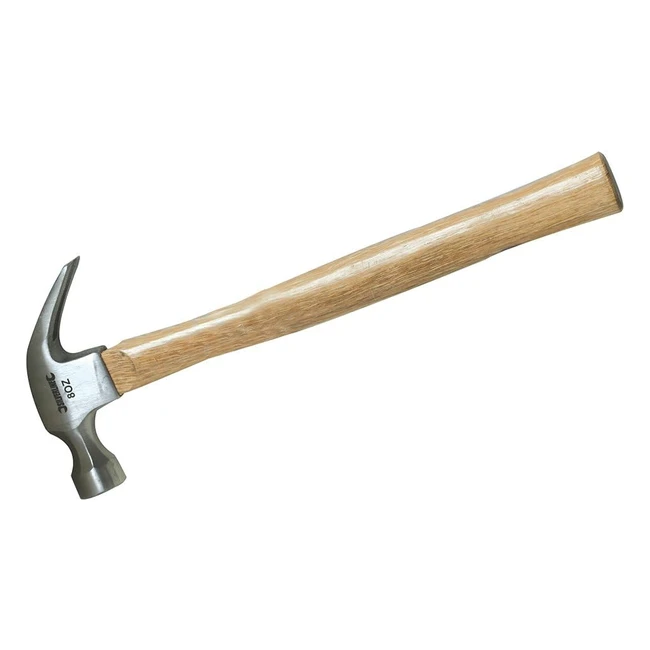 Silverline Claw Hammer Ash 8 oz 227g HA03B - Forged Steel Head Premium Ash Shaft