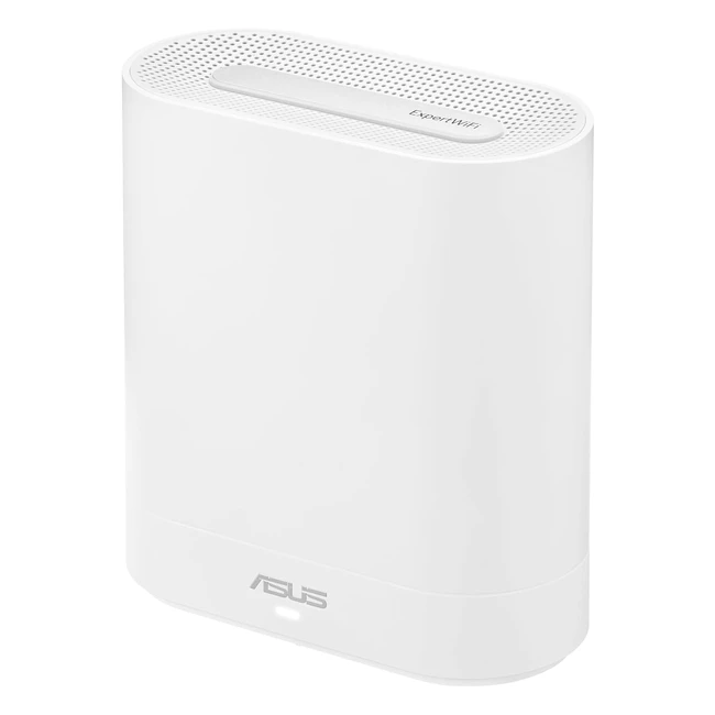 Asus ExpertWiFi EBM68 Sistema TriBand WiFi 6 Mesh Business - Supporta fino a 5 SSIDs Guest Portal 2.5 Gbps - Sicurezza Network Enterprise - ExpertWiFi App - Bianco