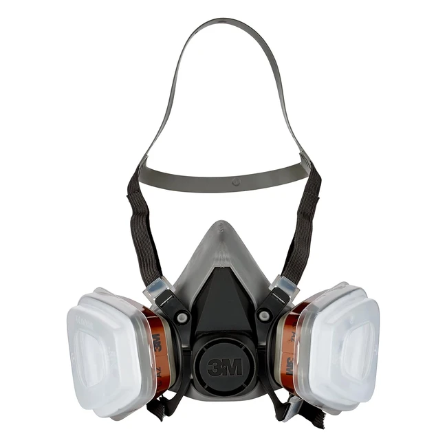 3M Respiratore Semimaschera 6002C - Protezione A2P2 - Gas Vapori Organici Polv