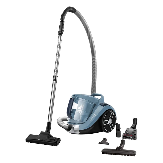 Rowenta RO4871 Compact Power XXL - Aspirapolvere a Traino Senza Sacco 25L 550W -