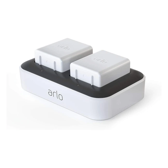 Arlo Certified Dual Charging Station for Pro 345 Ultra 2 Go 2 Security Cameras