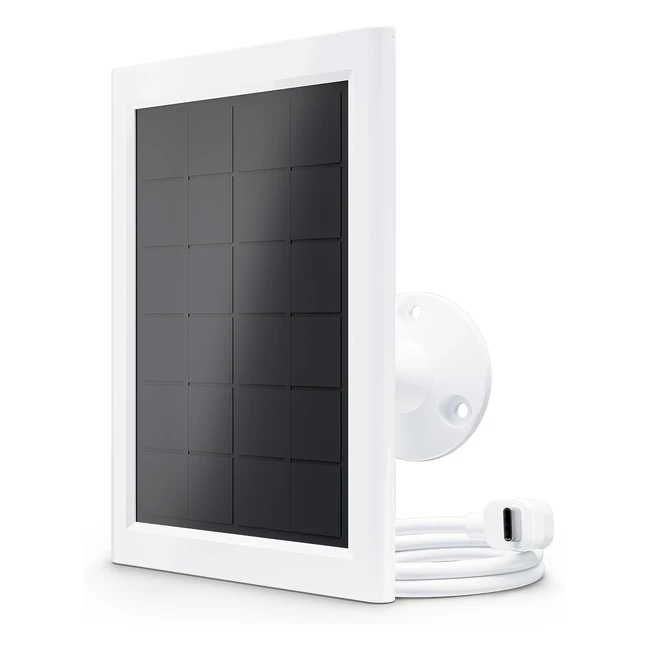 Arlo Certified Solar Panel Charger for Essential 2 XL Security Cameras | Weatherproof | Keep Cameras Charged 24/7