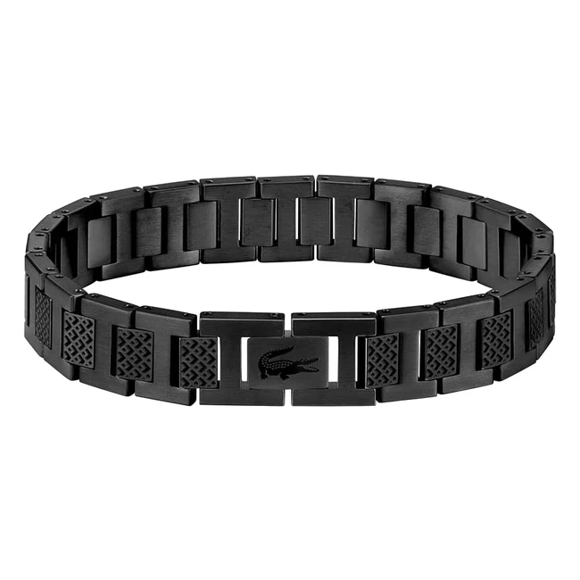 Lacoste Metropolis Herrenarmband mit Knebelverschluss und Petit Pique Muster